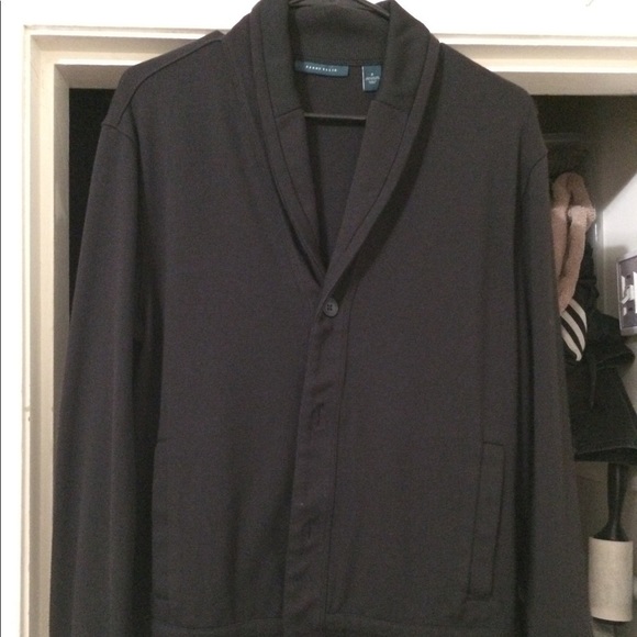 Perry Ellis NAVY BLUE Cardigan Sweater Men’s S​​​​ - Picture 1 of 1